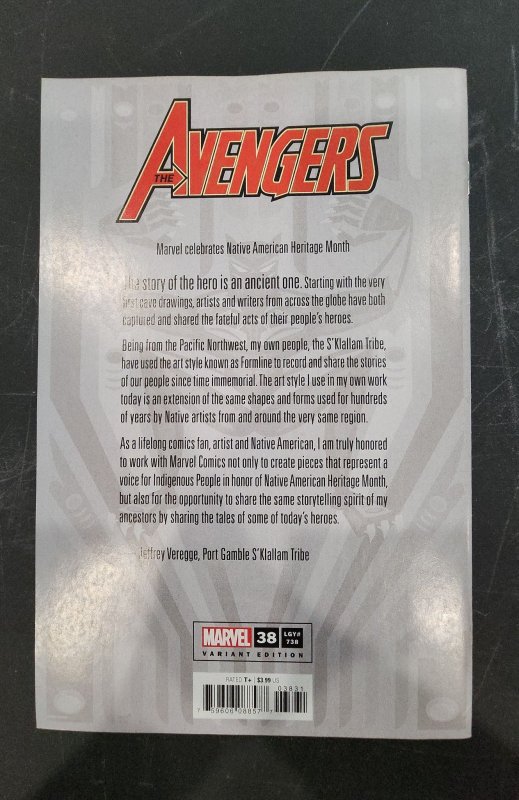 Avengers #38 Veregge Cover (2021)