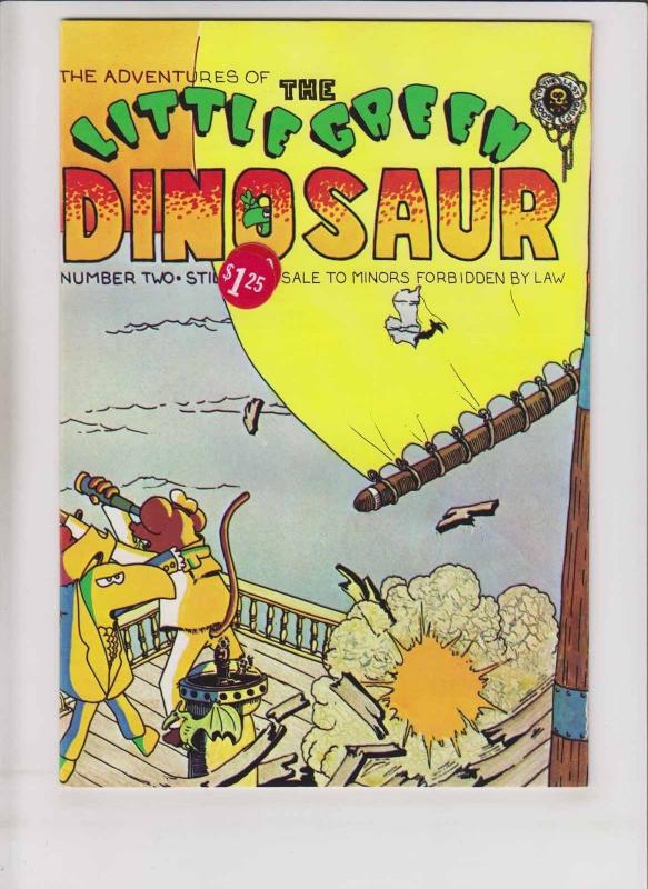 Adventures of the Little Green Dinosaur #2 VF/NM (1st) print underground comix