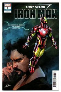 TONY STARK IRON MAN #01 (2018) ALEXANDER LOZANO | BLEEDING EDGE MODEL 38 | TRADE