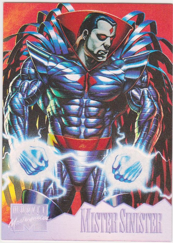 1995 Marvel Masterpieces Holoflash #5 Mister Sinister