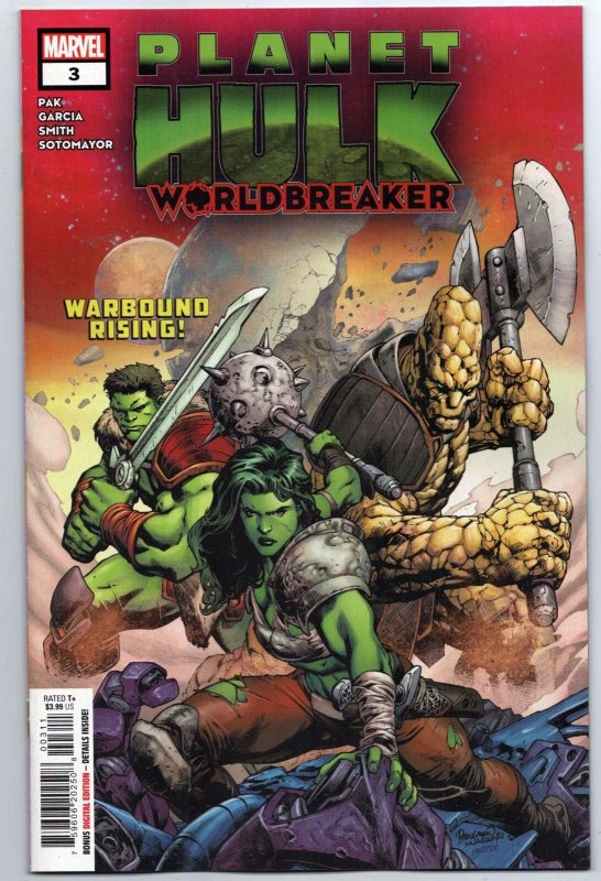 Planet Hulk Worldbreaker #3 Carlo Pagulayan Main Cvr (Marvel, 2023) VF/NM