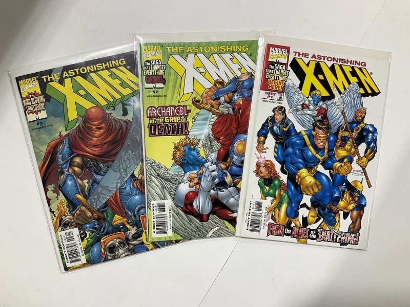 ASTONISHING X-MEN 1-3 1 2 3 NM NEAR MINT MARVEL