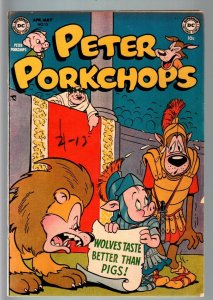 PETER PORKCHOPS #15-DC-1952-FUNNY ANIMAL-GOLDEN AGE FN/VF