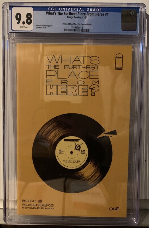 What's the Furthest Place from Here? #1 CGC 9.8 Third Eye Comics Variant+Record 