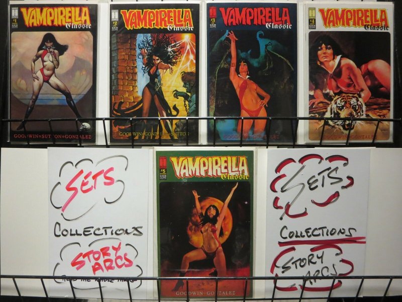 VAMPIRELLA CLASSIC (1995 HARRIS) 1-5  COMPLETE!