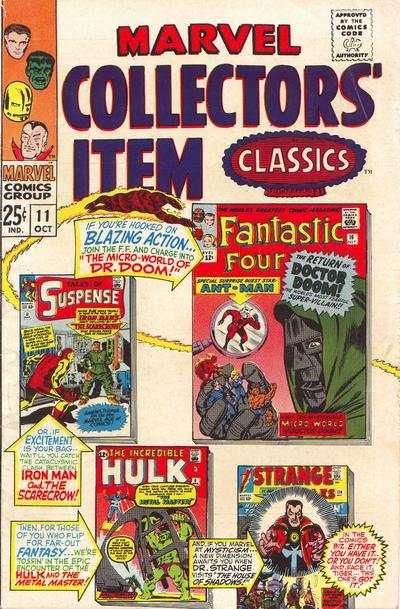 Marvel Collectors' Item Classics   #11, Fine (Stock photo)