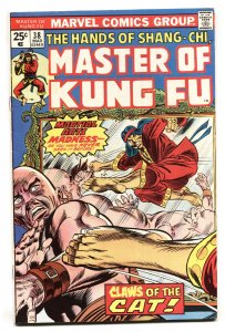 Master of Kung Fu #38  1976 - Marvel  -VF - Comic Book