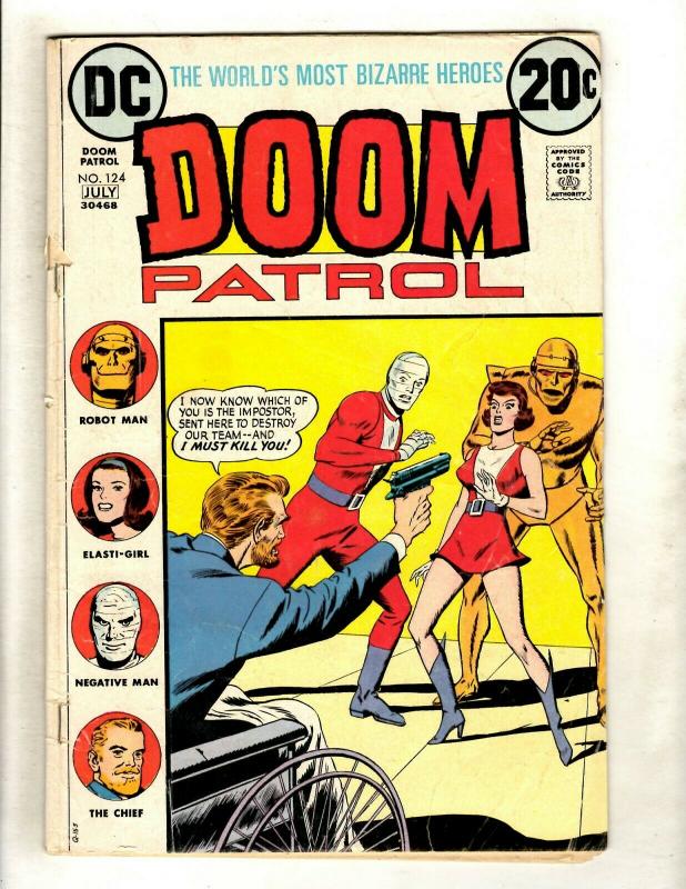 Lot Of 5 Doom Patrol DC Comic Books # 124 1 + Showcase # 94 95 96 TV Show GK5