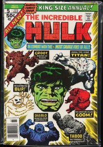 The Incredible Hulk Annual #5 (1976) Hulk