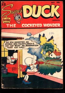 Super Duck #22 1948-Archie-Used in SOTI-Atomic ray gun cover-Al Fagley art-ve...
