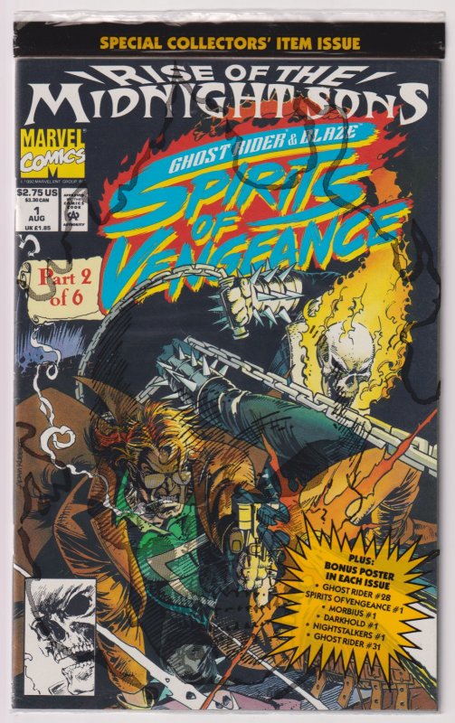 Marvel Comics! Ghost Rider/ Blaze: Spirits of Vengeance! Issue #1! SEALED!