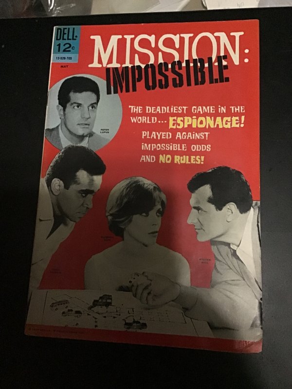 Mission: Impossible #1 (1967) 1st Issue! Photo cover! Mid high grade! FN/VF Wow!