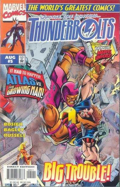 Thunderbolts (1997 series) #5, NM + (Stock photo)