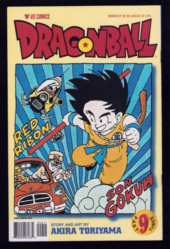 Dragon Ball Part Three #9 - Story + Art by Akira Toriyama. Manga (8/8.5) 2001