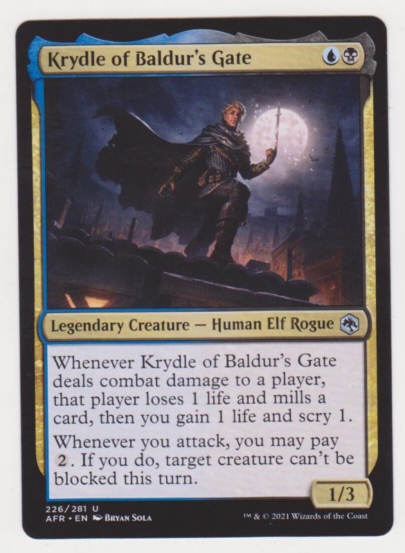 Magic the Gathering: Adventures in the Forgotten Realms- Krydle of Baldur...