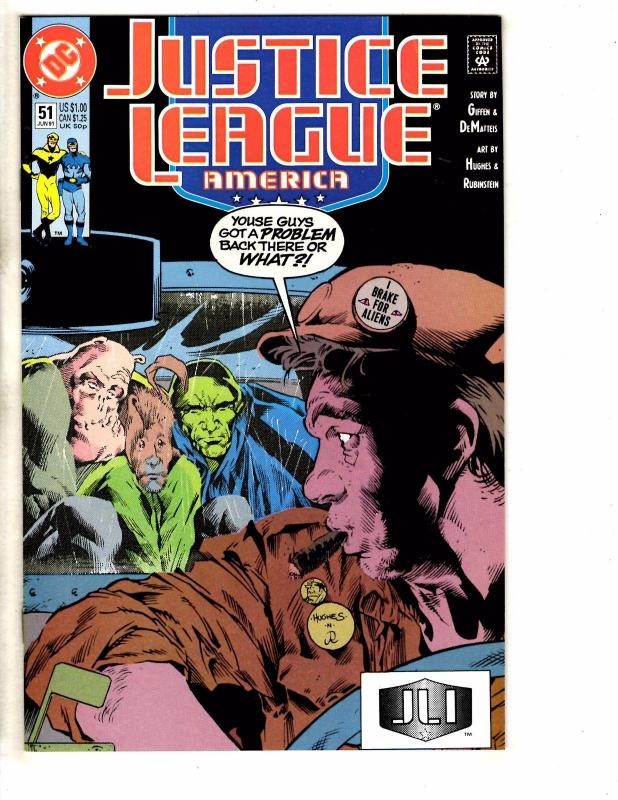 10 Justice League America DC Comic Books # 46 47 48 49 50 51 52 53 54 55 PP8
