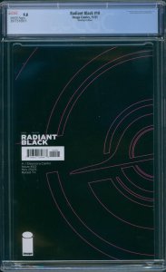 Radiant Black # 10 CGC 9.8 White Pages Black Light Edition Image Comics 2021