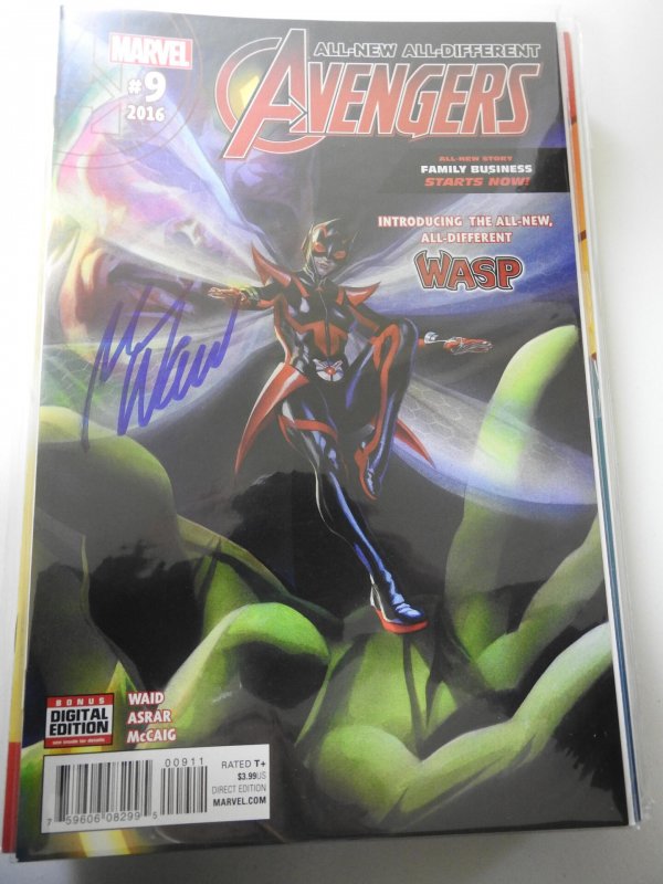 All-New, All-Different Avengers #9 Alex Ross Cover (2016) Signed W/ COA