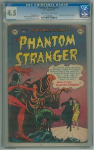 The Phantom Stranger #1 CGC 4.5! Cream to OW Pages! 1st App of Phantom Stranger!