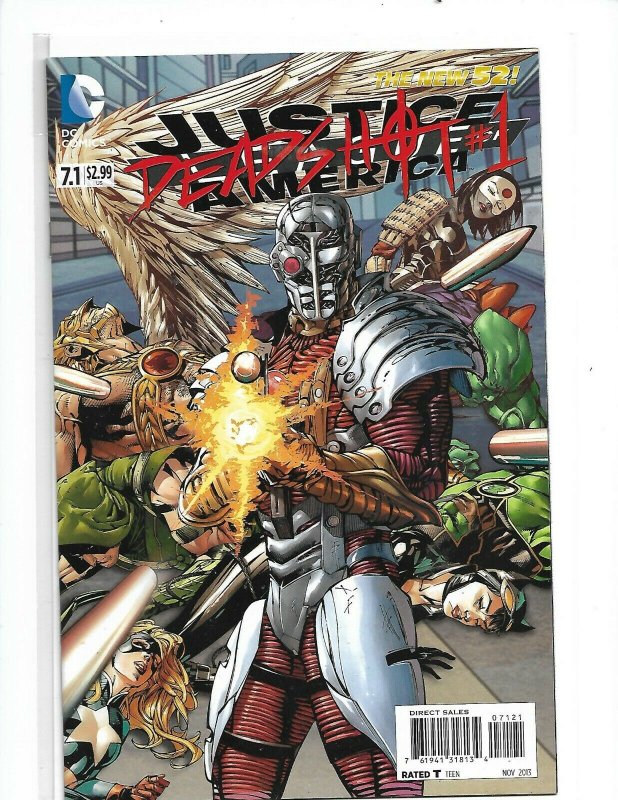 Justice League of America #7.1 NM  Deadshot Regular Cvr.  nw21