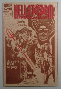 Hellstorm Prince of Lies #1 and #2 Marvel 1992