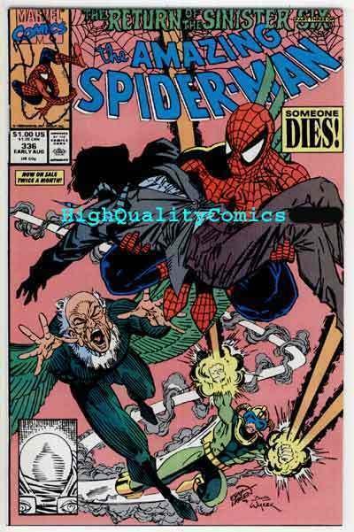 AMAZING SPIDER-MAN #336, NM, Erik Larsen, Vulture, more ASM in store