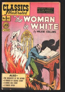 Classics Illustrated #61 HRN 62 1949-The Woman in White-by Wilkie Collins-Ale...