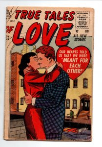 True Tales Of Love #25 - Vince Colletta cover & art - Atlas - 1956 - RARE - GD