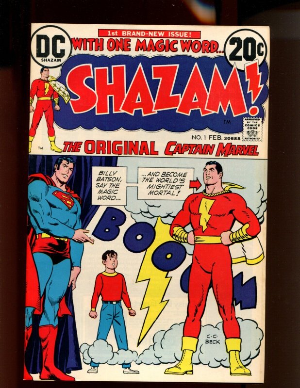 SHAZAM! #1 - Origin of Captain Marvel Retold! (7.0/7.5) 1973