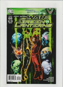 Green Lantern #66 VF+ 8.5 DC Comics 2011 War of the Green Lanterns Pt.7 