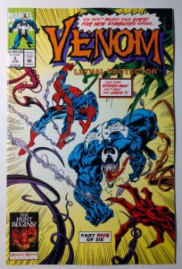 Venom: Lethal Protector #5 (9.2, 1993) 1st full app of Phage, Agony, Riot & L...