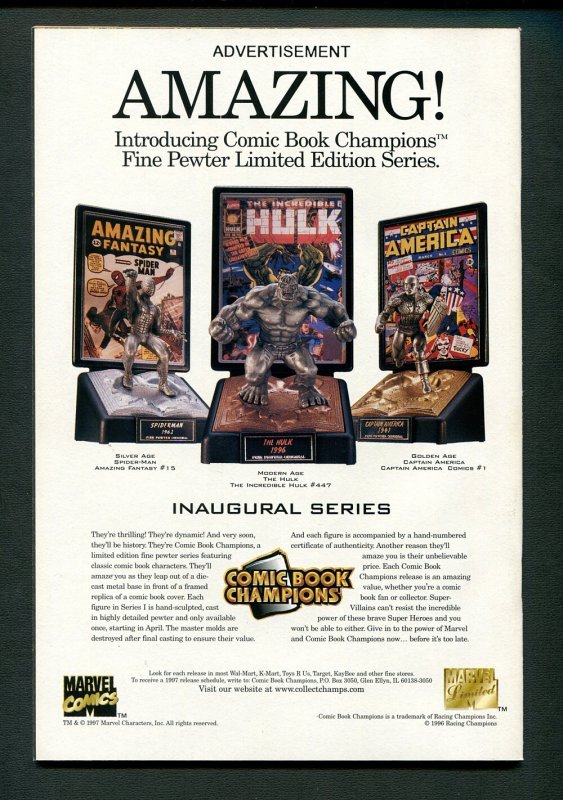 Iron Man #8 ( 9.2 NM- ) Hulk Cameo / June 1997