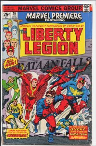 Marvel Premiere #29 (1976) Liberty Legion [Key Issue]
