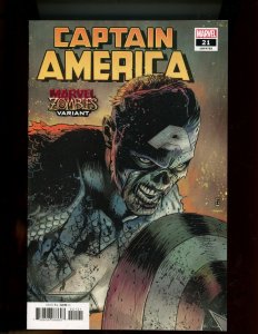 Captain America #1 - Patrick Zircher Marvel Zombies Variant Cover. (9.2 OB) 2020