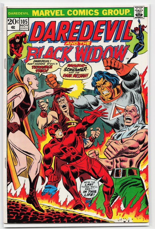 Daredevil #105 (1973) Black Widow