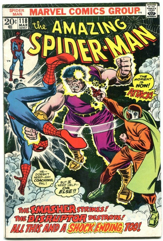 Amazing Spider-Man #118 1973- Marvel Bronze Age comic FN