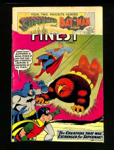 World's Finest Comics #118 Creature That Was Exchanged for Superman!