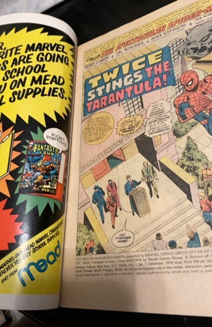 The Spectacular Spider-Man #1 (1976)the Tarantula
