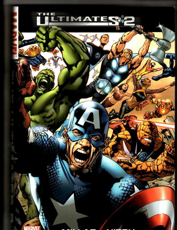 The Ultimates 2 Marvel Comics Graphic Novel HARDCOVER 1st print 2007 Avenger HR8