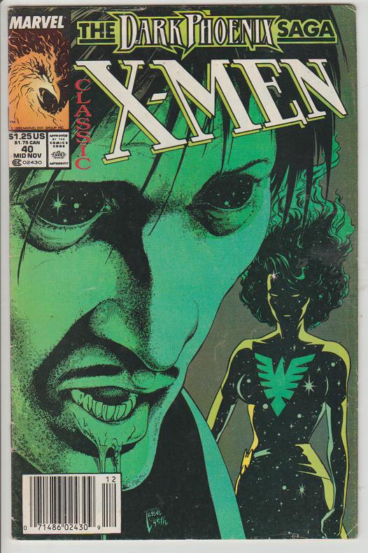 CLASSIC X-MEN #40 - THE DARK PHEONIX SAGA - WOLVERINE - BAGGED & BOARDED