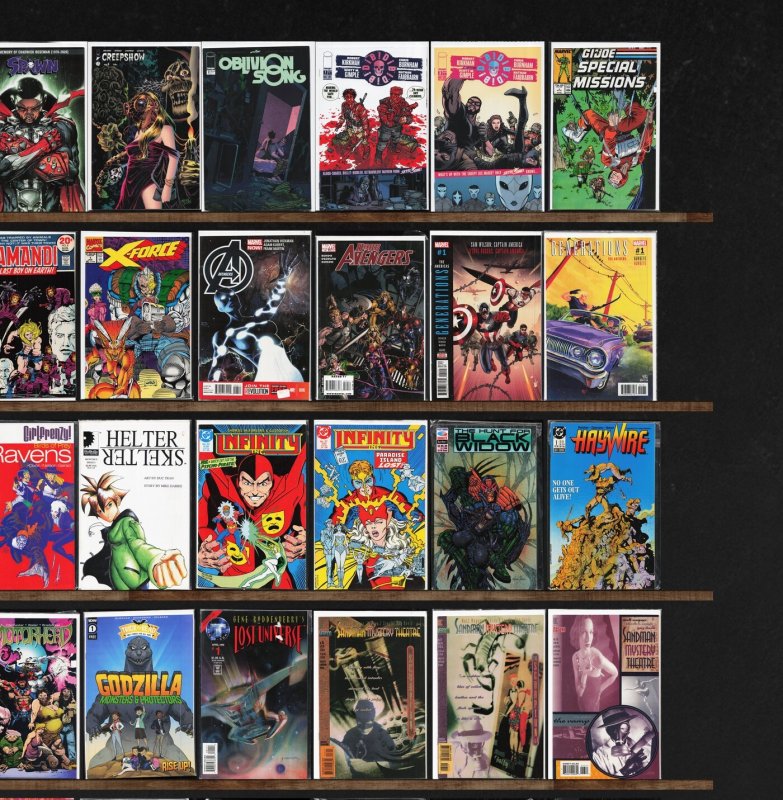 Huge Lot 140+ Comics with Darkhawk, Sandman Mystery Theatre & More!