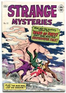 Strange Mysteries #12 1964- Super Golden Age horror pre-code reprints- VF