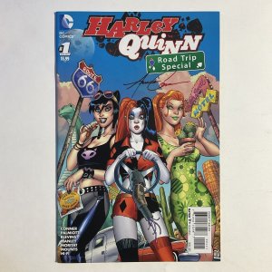 Harley Quinn Road Trip Special 1 2015 Signed by Amanda Conner DC Comics Nm