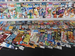 Huge Lot 210+ Comics W/ Thor, Iron Man, Spider-Man, +More! Avg FN/VF Condition!