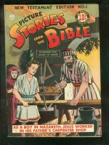 PICTURE STORIES FROM THE BIBLE #1-1944-DC COMICS-JESUS VF/NM