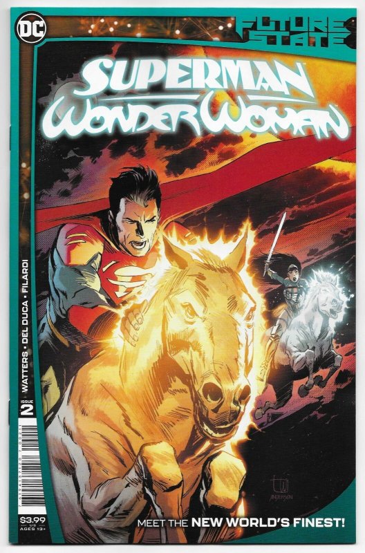 Future State Superman Wonder Woman #2 Main Cvr (DC, 2021) NM 