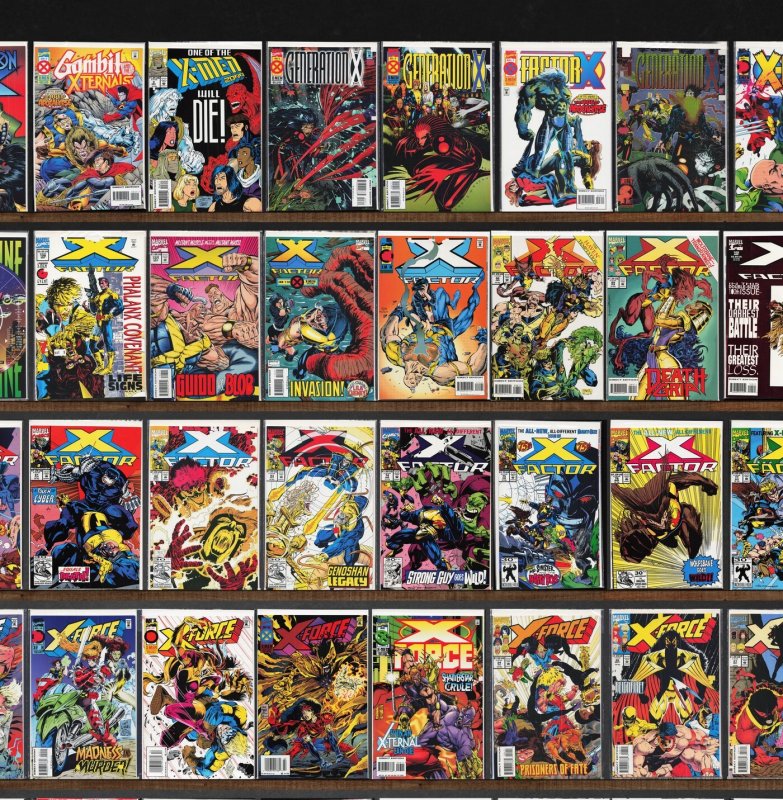 Huge Lot 140+ Comics with X-Factor, X-Force, X-Men, The Uncanny X-Men & More!