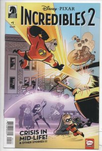 The INCREDIBLES 2 Mid-Life Crisis #1 B, NM, Disney Pixar, Dark Horse, 2018