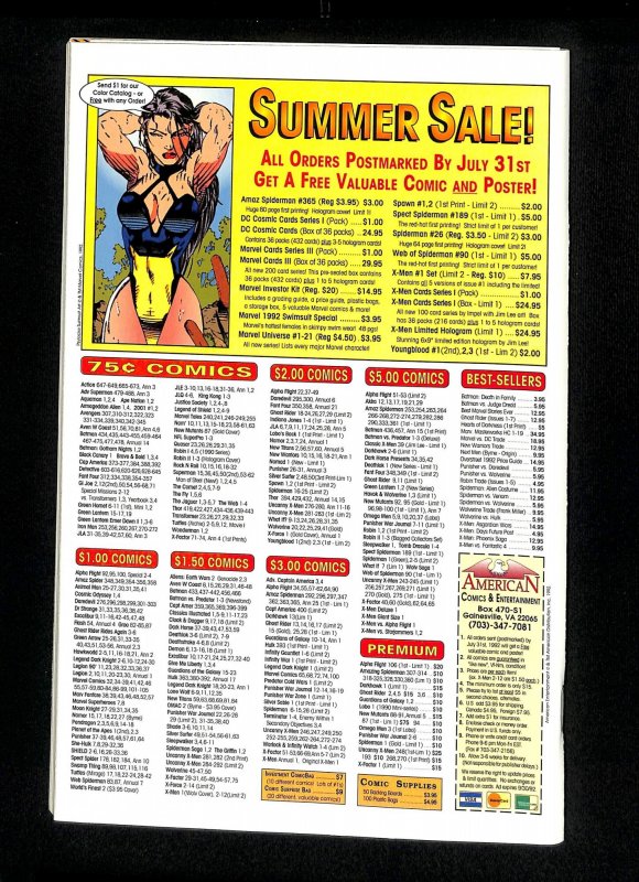 Amazing Spider-Man #365 1st Appearance Spider-man 2099!