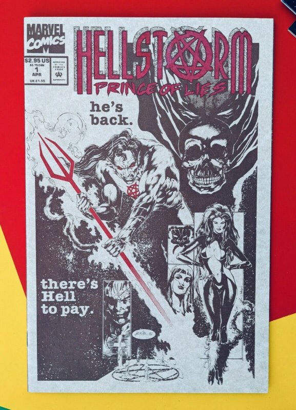 Hellstorm Prince of Lies #1 (1993) Marvel Comics 